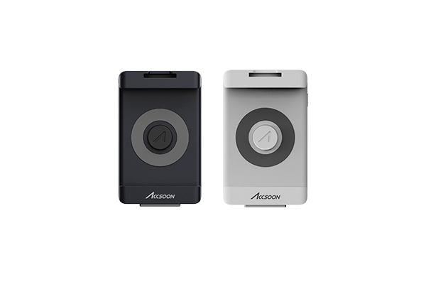 Black and silver Accsoon SeeMo HDMI adapters
