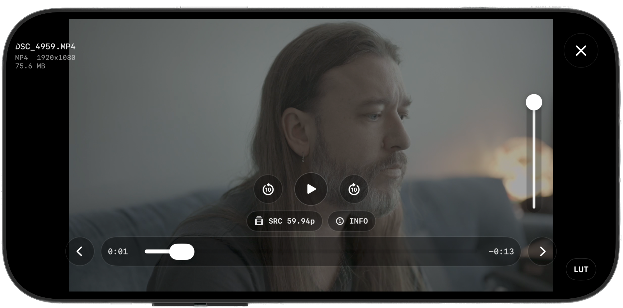 Landscape playback